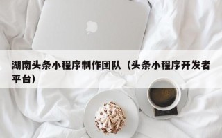 阳江湖南头条小程序制作团队（头条小程序开发者平台）